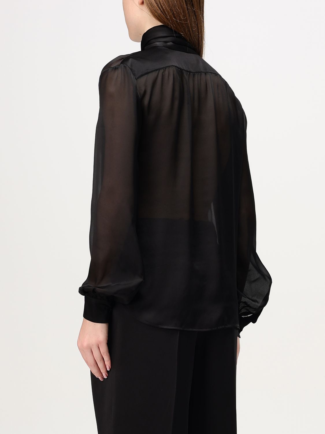 Giglio Camicia Saint Laurent in seta Liquidazione