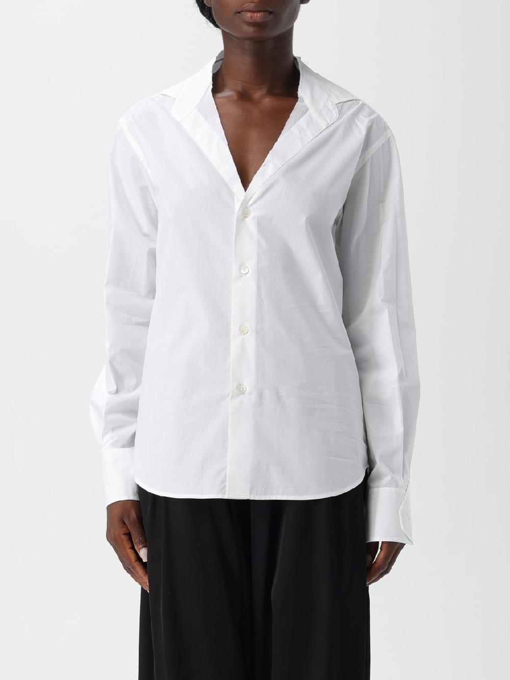 Giglio Camicia MM6 Maison Margiela in popeline di cotone