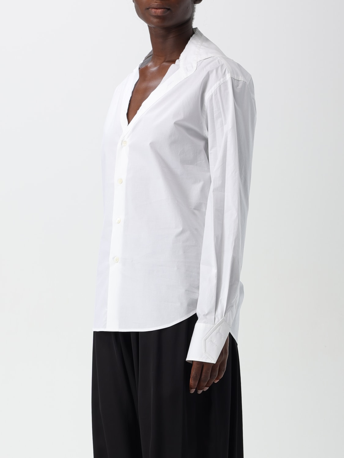 Giglio Camicia MM6 Maison Margiela in popeline di cotone Sconti VIP