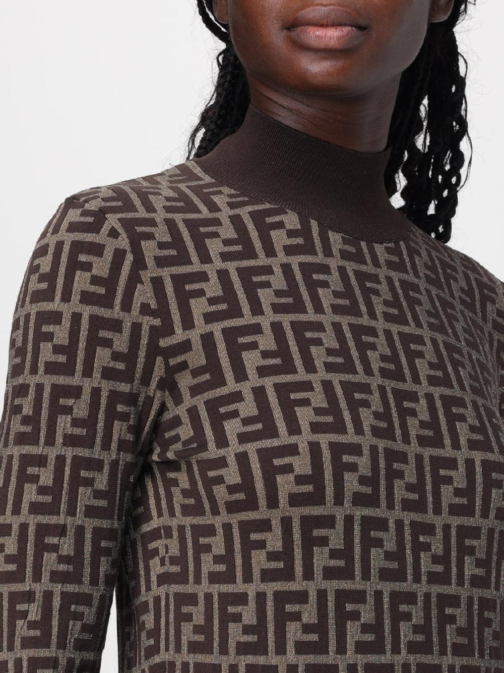 Giglio Maglia a lupetto in cotone FF Fendi ACQUISTA ORA