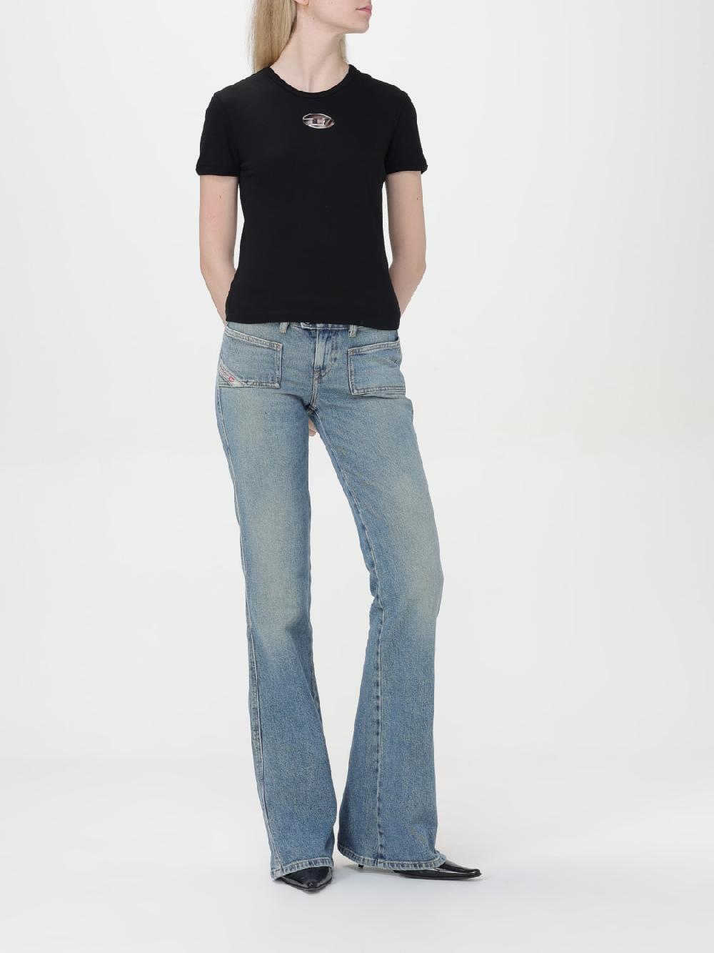 Giglio Jeans svasati D-Hush a vita bassa Diesel Trasporto libero internazionale