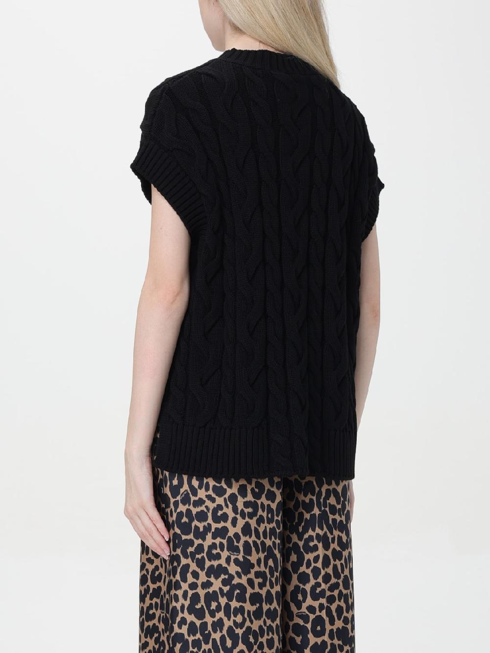 Giglio Maglia di cotone tricot 's Max Mara Sconti questo mese