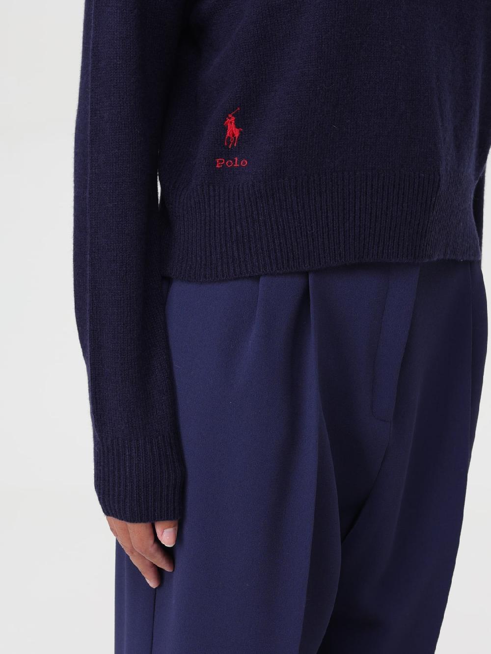 Giglio Maglione Polo Ralph Lauren in misto lana con logo ricamato Vendita