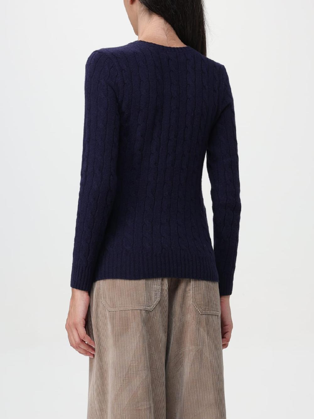 Giglio Maglia Polo Ralph Lauren in lana con lavorazione intrecciata Spedizione Gratuita