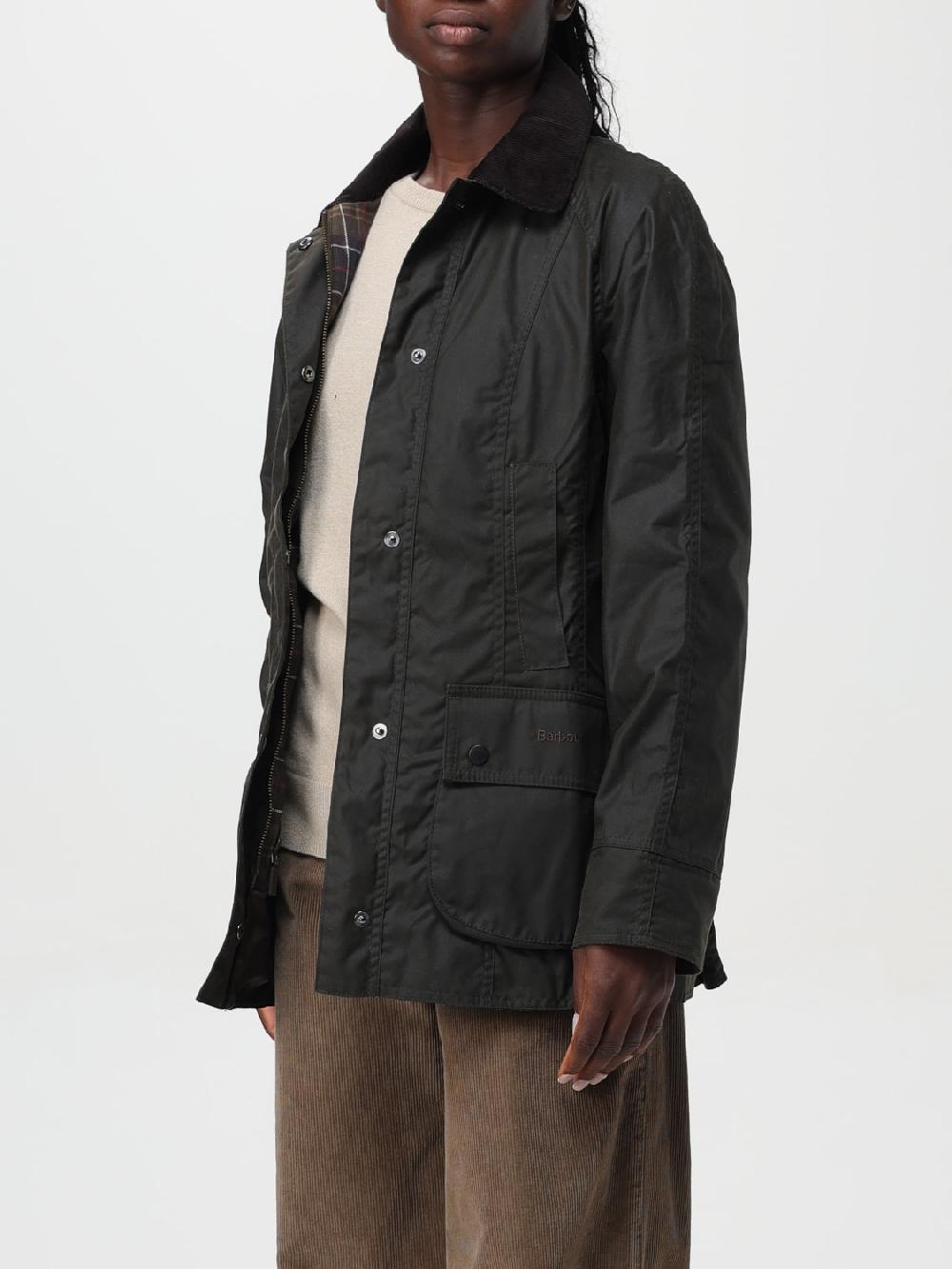 Giglio Giacca a vento in cotone cerato Sylkoil Barbour Saldi