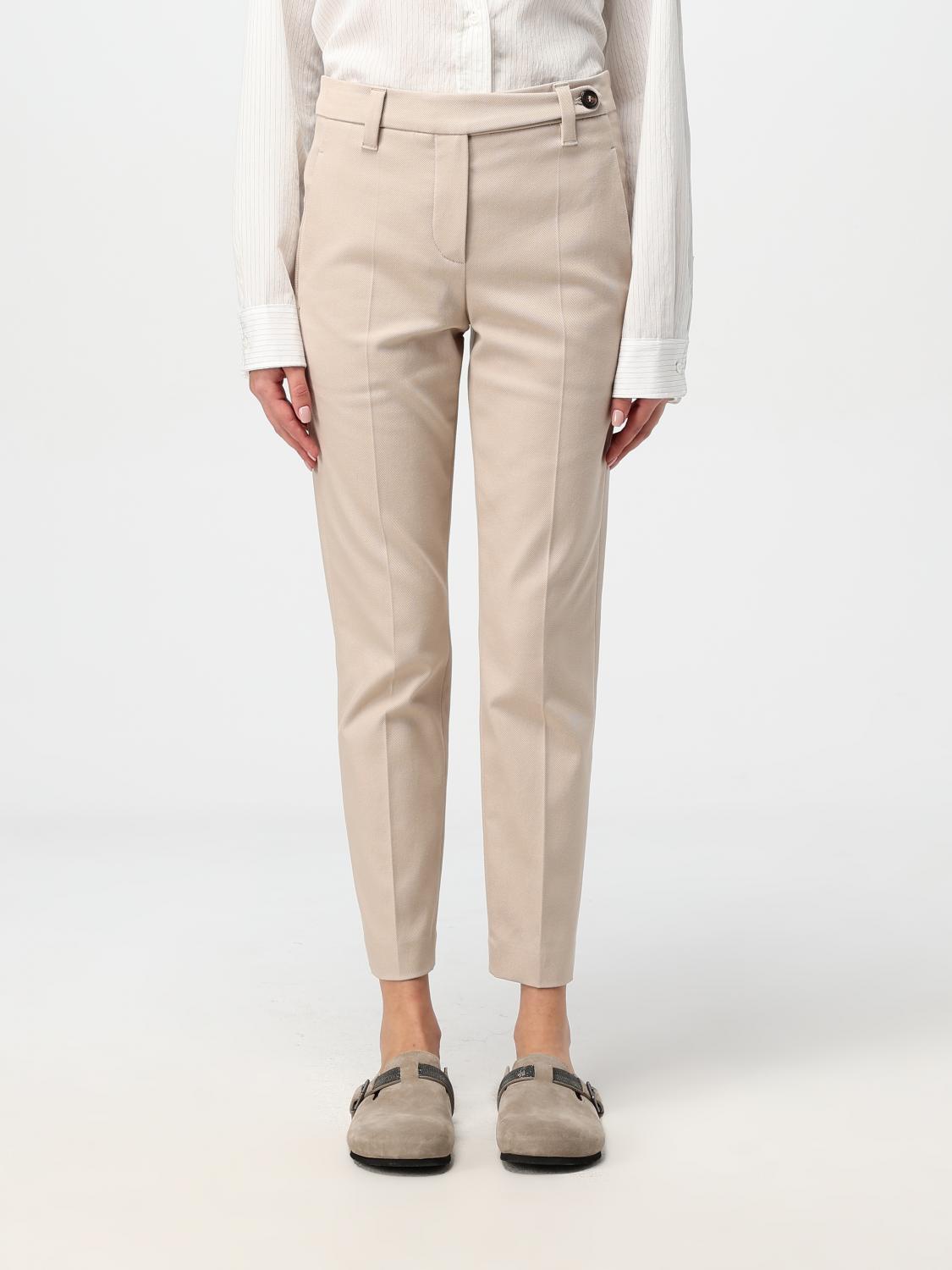 Giglio Pantalone Brunello Cucinelli in cotone stretch Negozio