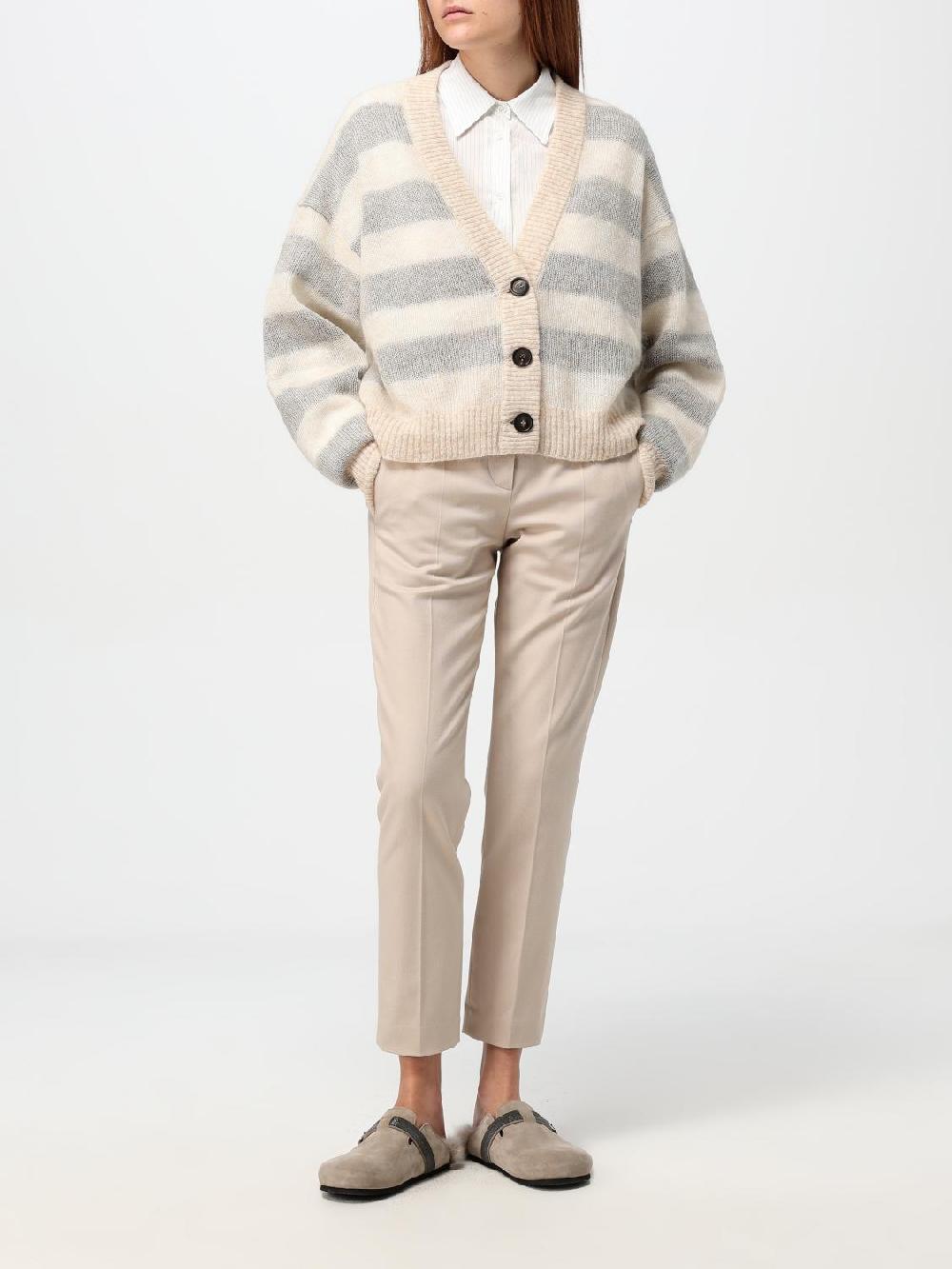 Giglio Pantalone Brunello Cucinelli in cotone stretch Negozio