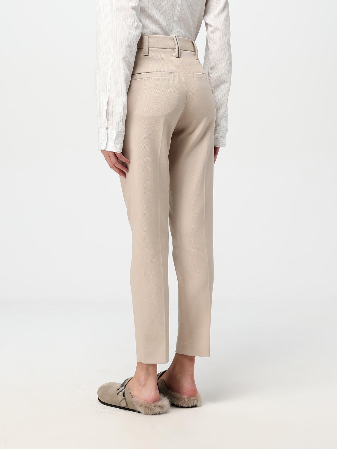 Giglio Pantalone Brunello Cucinelli in cotone stretch Negozio