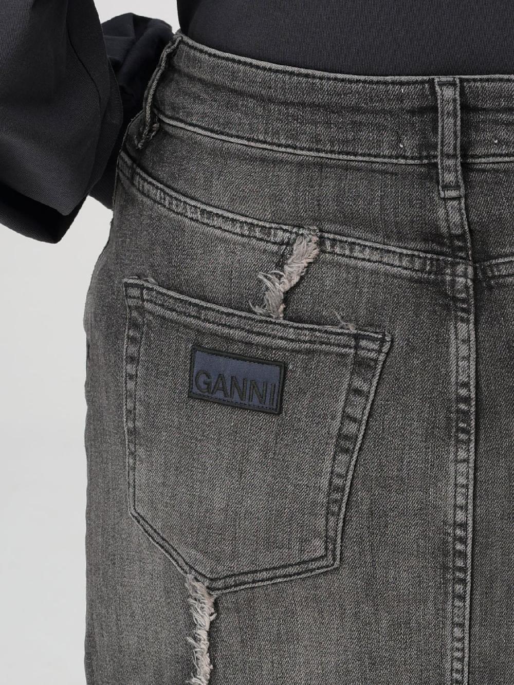 Giglio Gonna Ganni in denim Sconto di tempo limitato