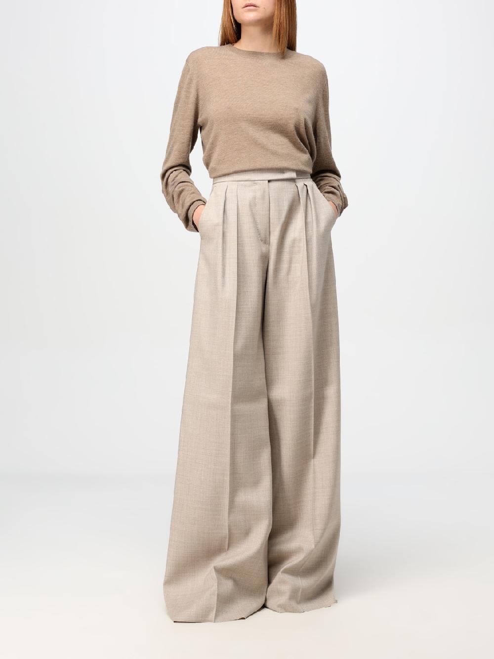 Giglio Pantalone Max Mara in gabardine Grande vendita