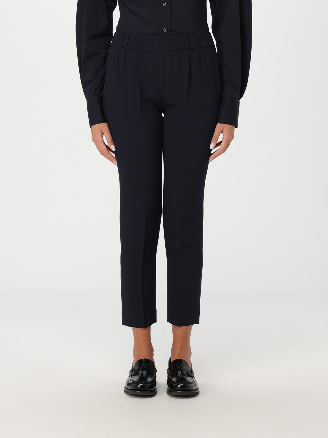 Giglio Pantalone Brunello Cucinelli in misto seta Flash Sale