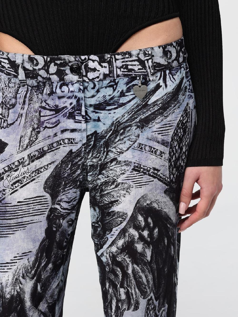Giglio Pantalone Acne Studios in viscosa stampata Offerta Anniversario