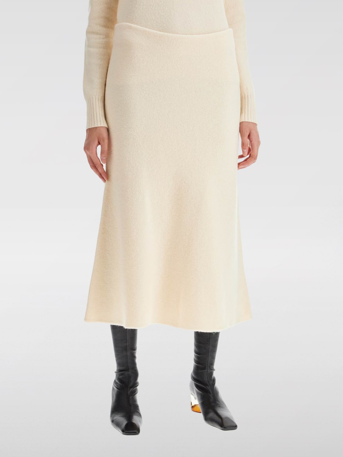 Giglio Gonna di lana midi Jil Sander Offerta temporanea