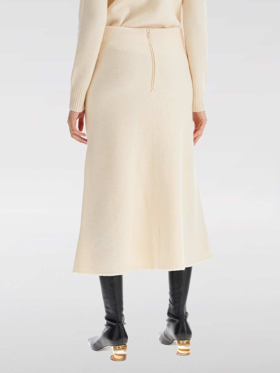 Giglio Gonna di lana midi Jil Sander Offerta temporanea
