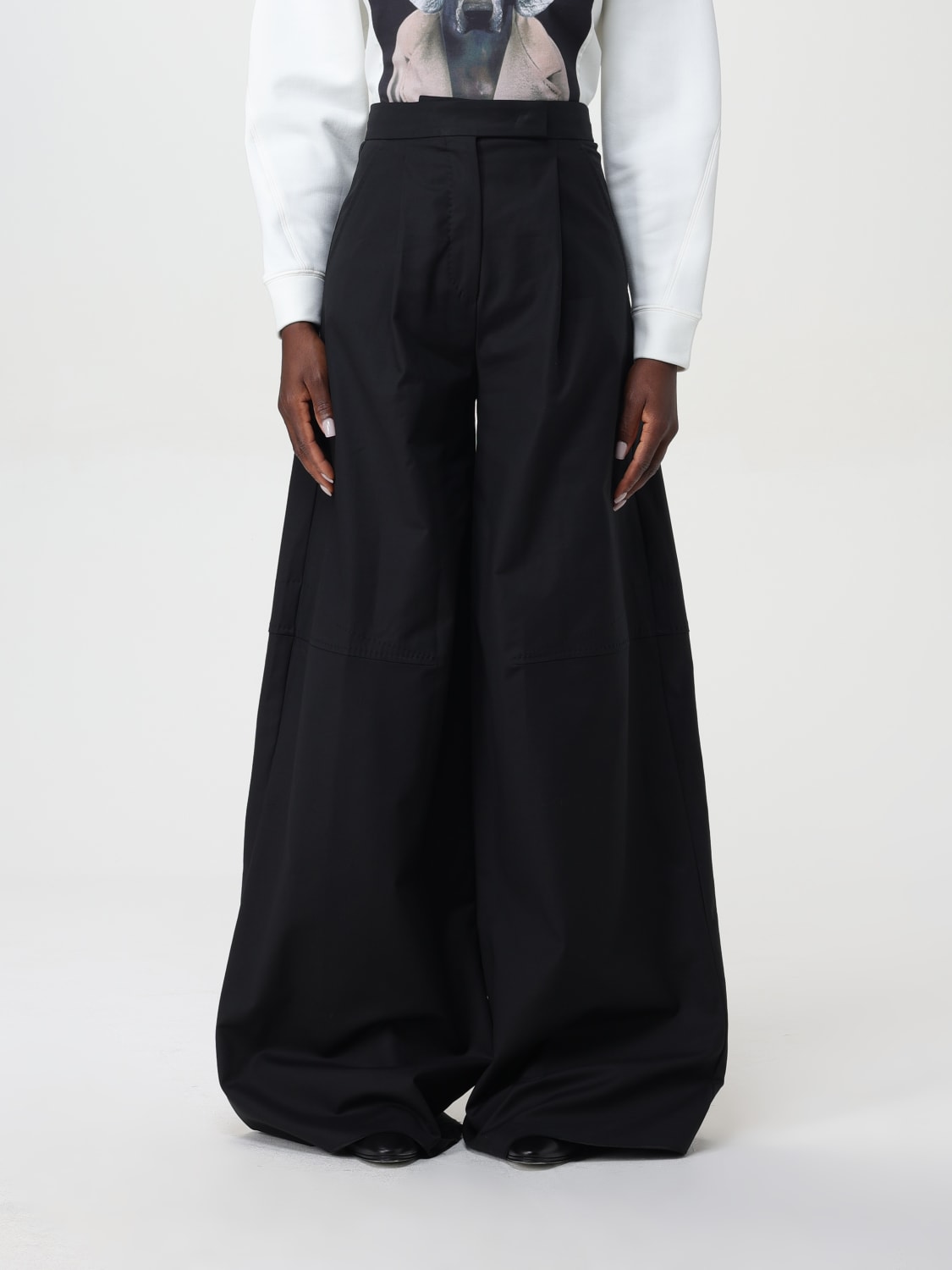 Giglio Pantalone Max Mara in cotone stretch Offerte esclusive