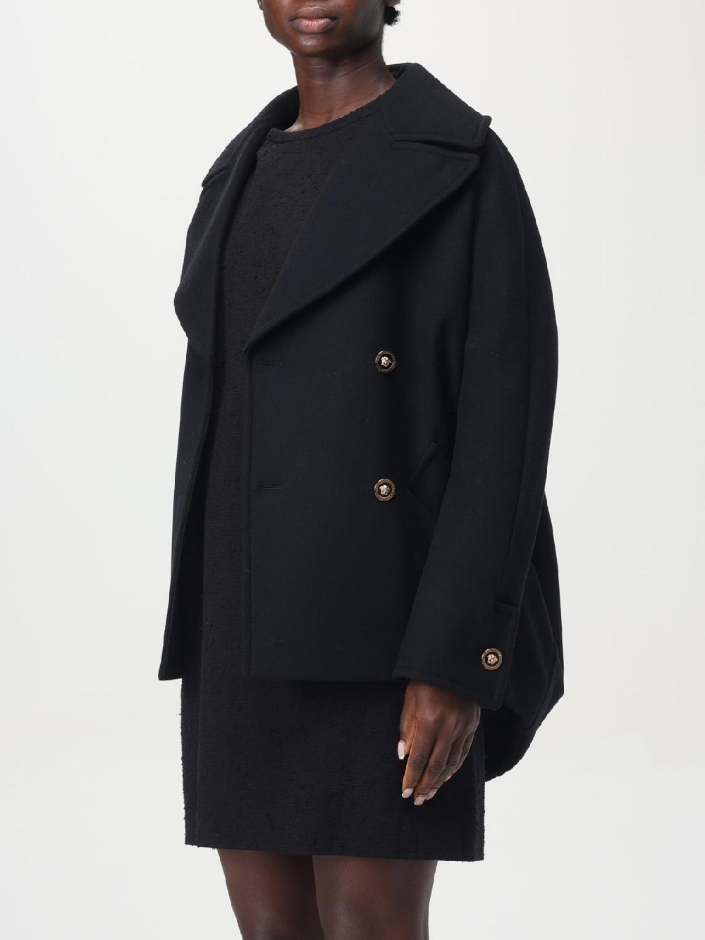 Giglio Cappotto a doppiopetto Versace in lana Bestseller