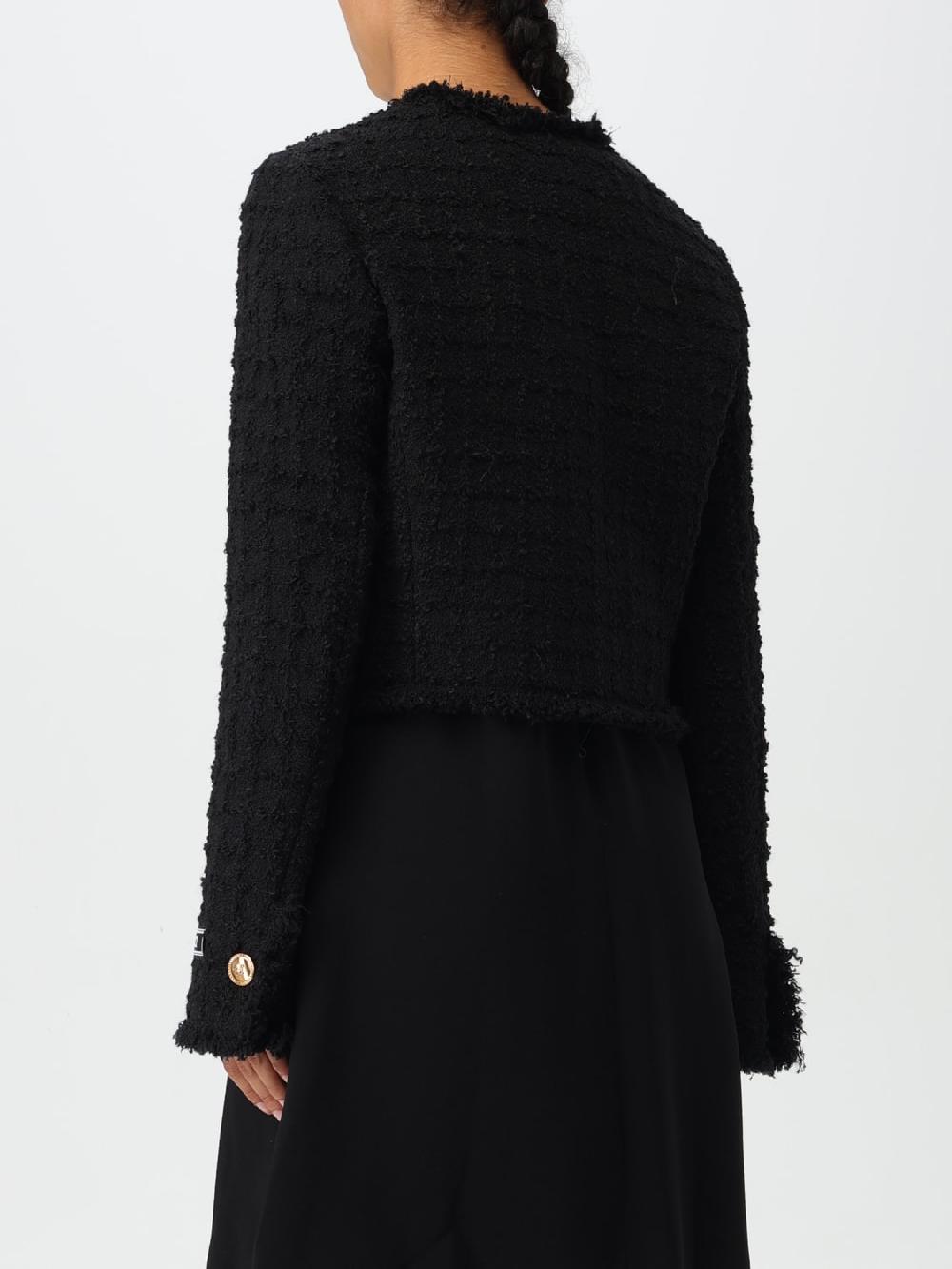 Giglio Giacca crop Versace in bouclé di lana Offerte speciali