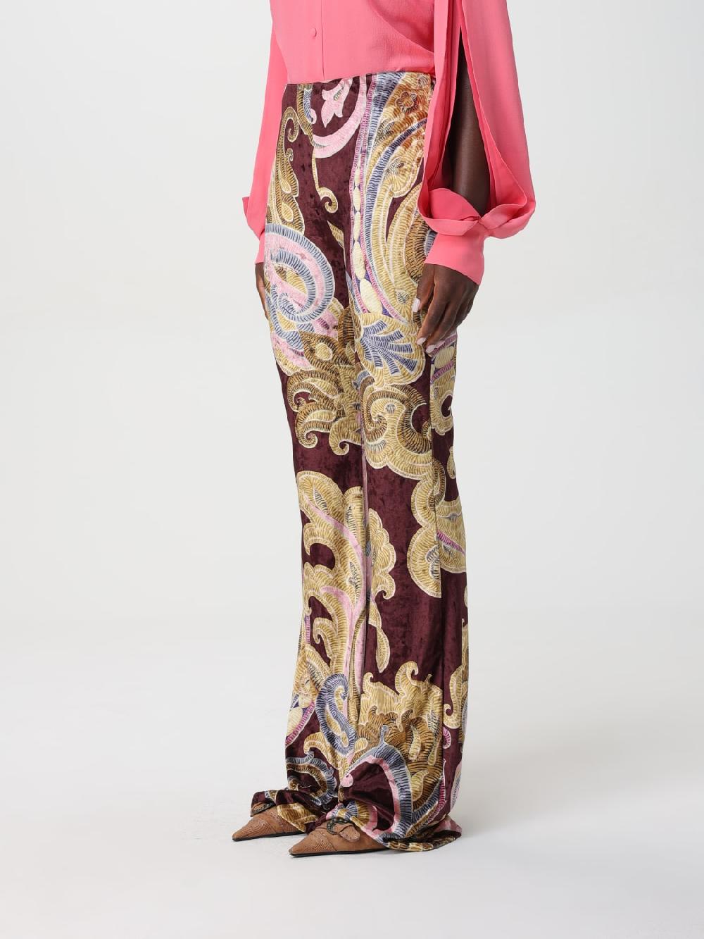 Giglio Pantalone Paisley Etro in ciniglia stampata ACQUISTA ORA