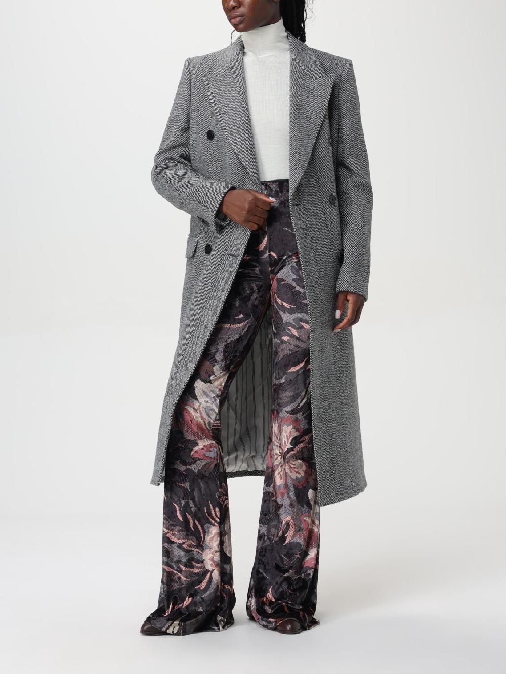 Giglio Cappotto a doppiopetto Etro in lana Fino al 50% di sconto