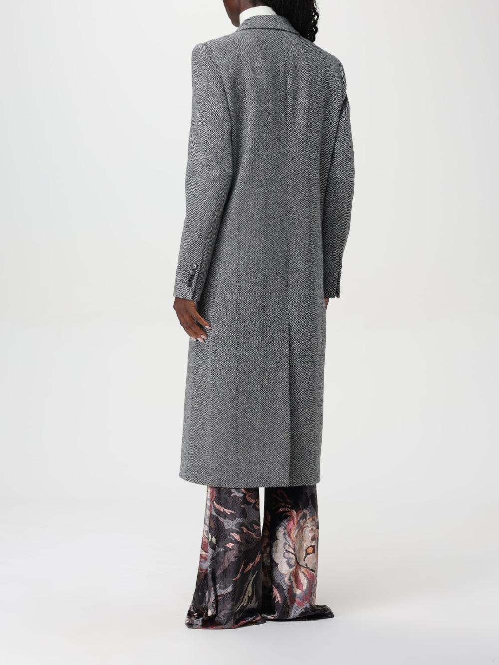 Giglio Cappotto a doppiopetto Etro in lana Fino al 50% di sconto