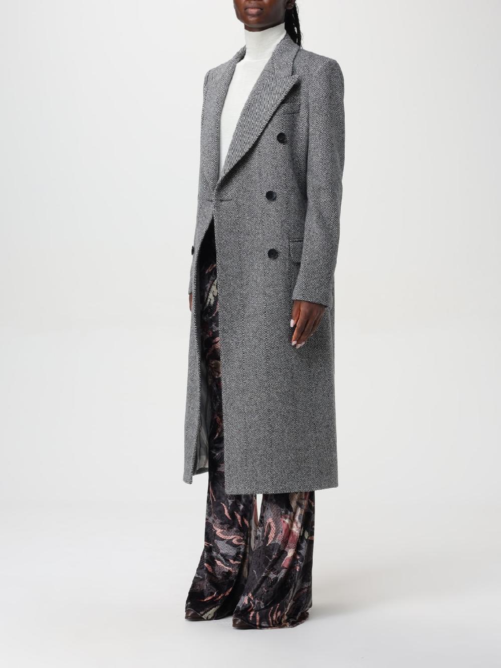 Giglio Cappotto a doppiopetto Etro in lana Fino al 50% di sconto