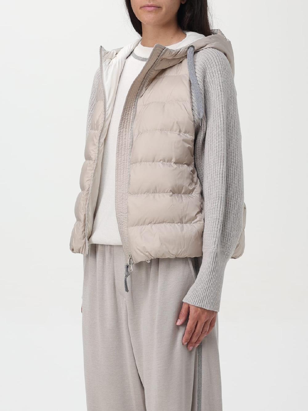 Giglio Piumino in nylon e lana Brunello Cucinelli Fino al 60% di sconto