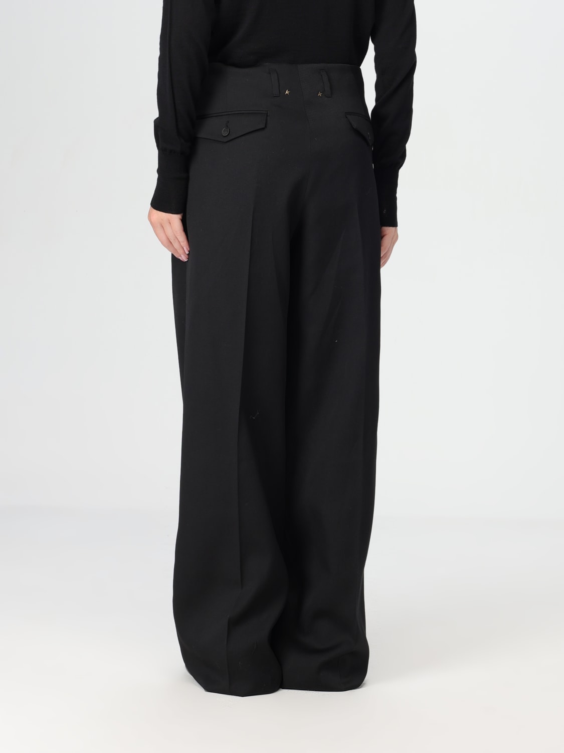 Giglio Pantalone Flavia Golden Goose in lana vergine Offerta speciale della fabbrica