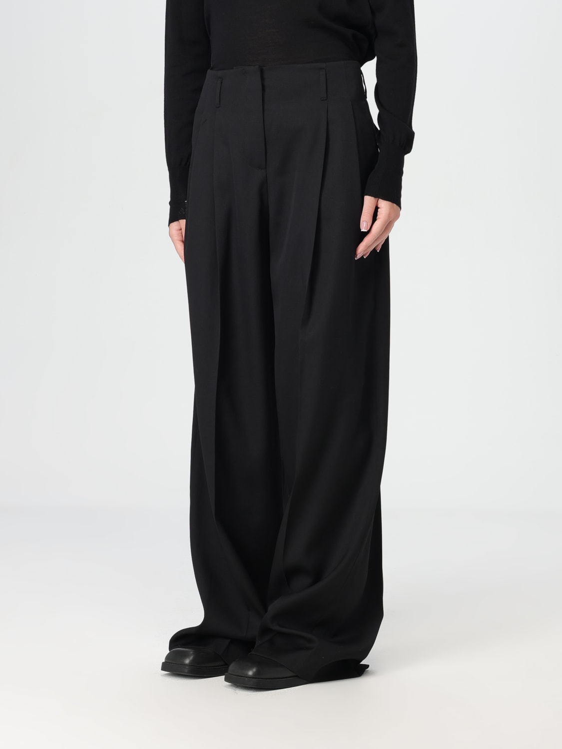 Giglio Pantalone Flavia Golden Goose in lana vergine Offerta speciale della fabbrica