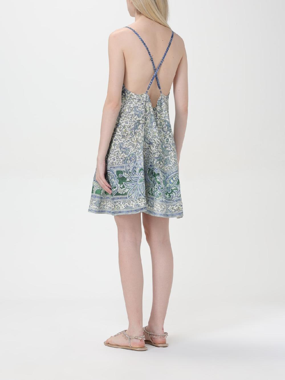 Giglio Abito Ottie Swing corto Paisley Zimmermann Fino al 55% di sconto