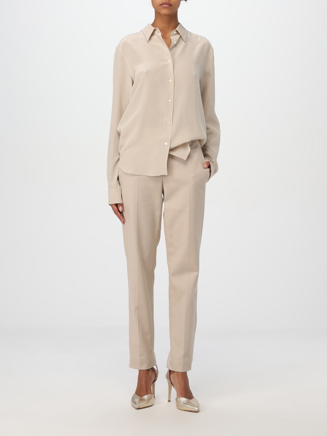 Giglio Pantalone Brunello Cucinelli in cotone stretch Nuovo