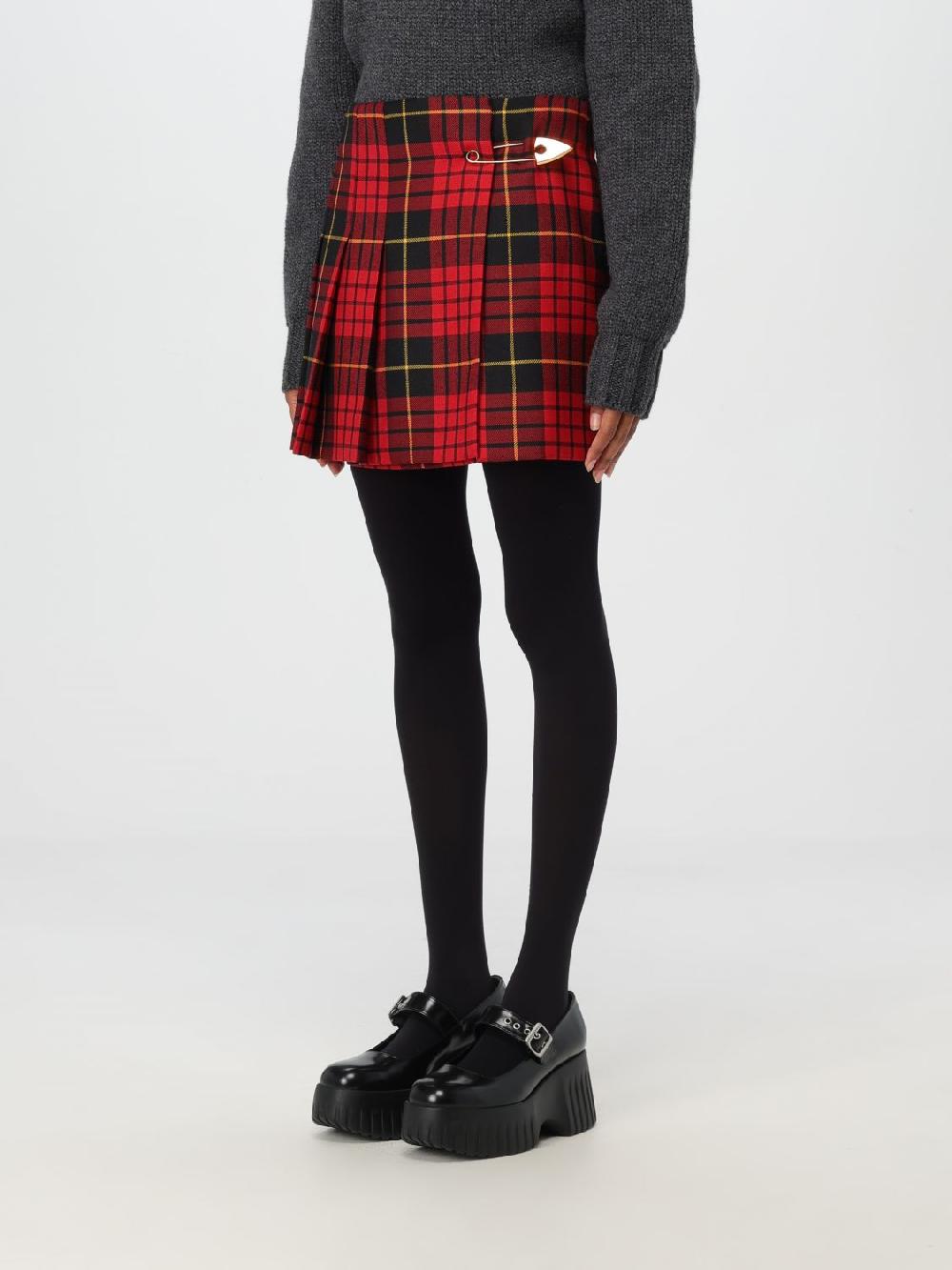 Giglio Gonna mini Alexander McQueen in lana Tartan Qualità