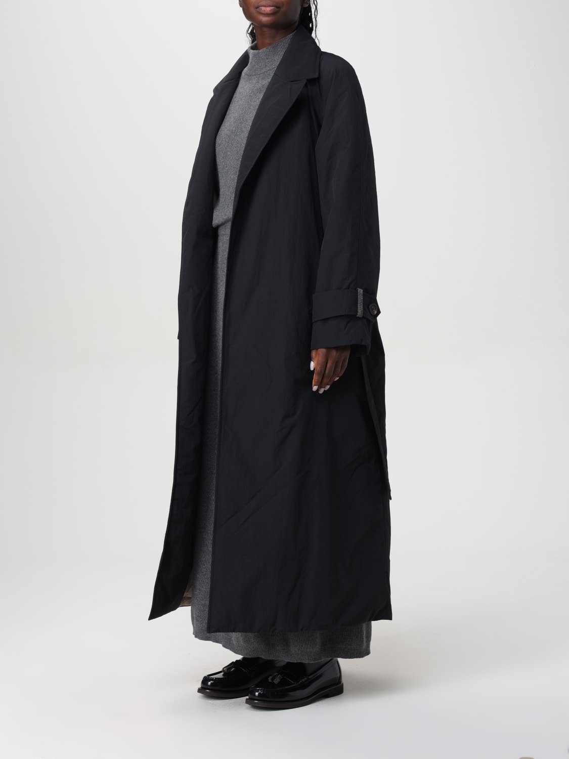 Giglio Cappotto Brunello Cucinelli in misto cotone Consegna Veloce