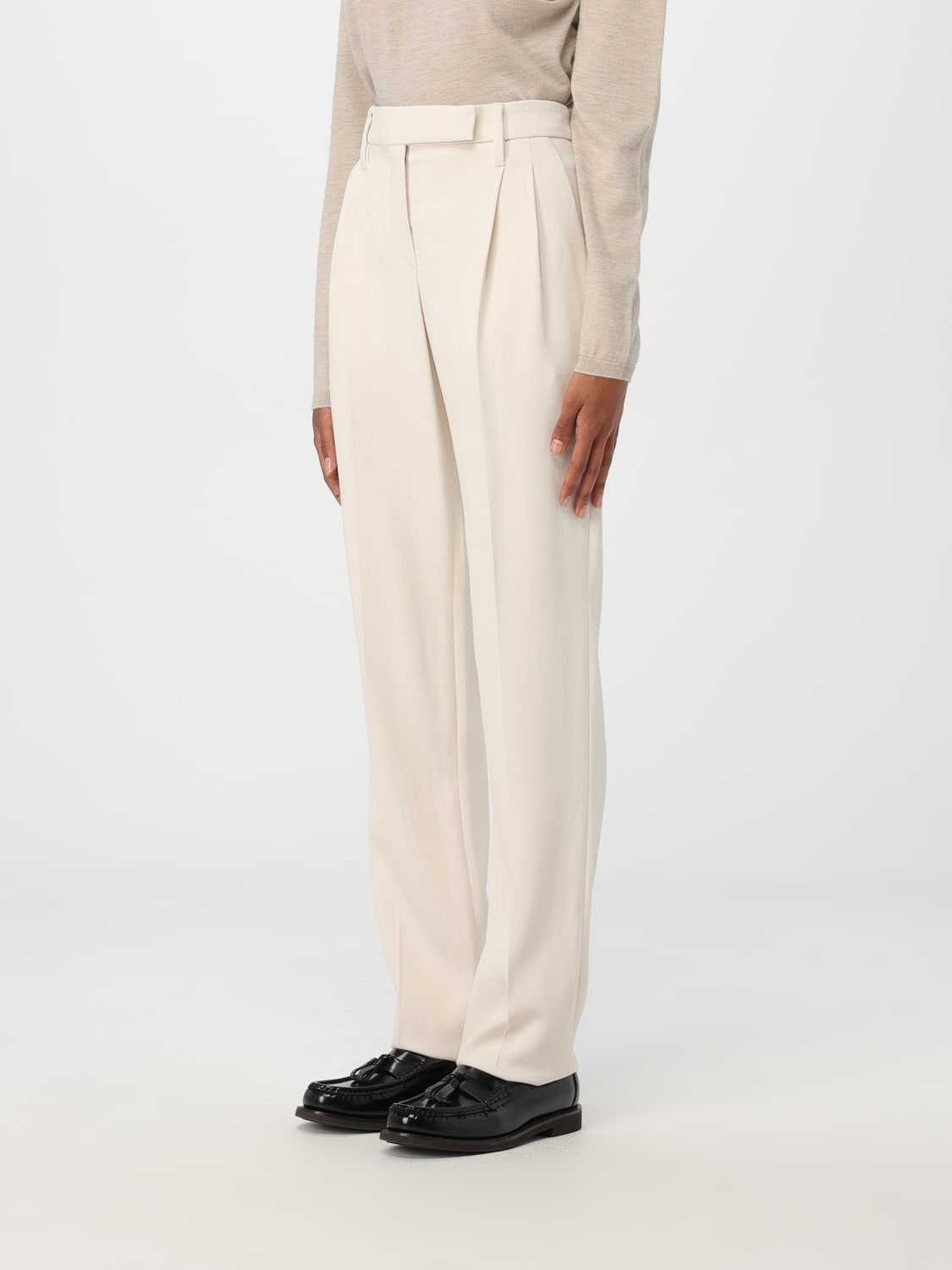 Giglio Pantalone Brunello Cucinelli in lana Convenienza