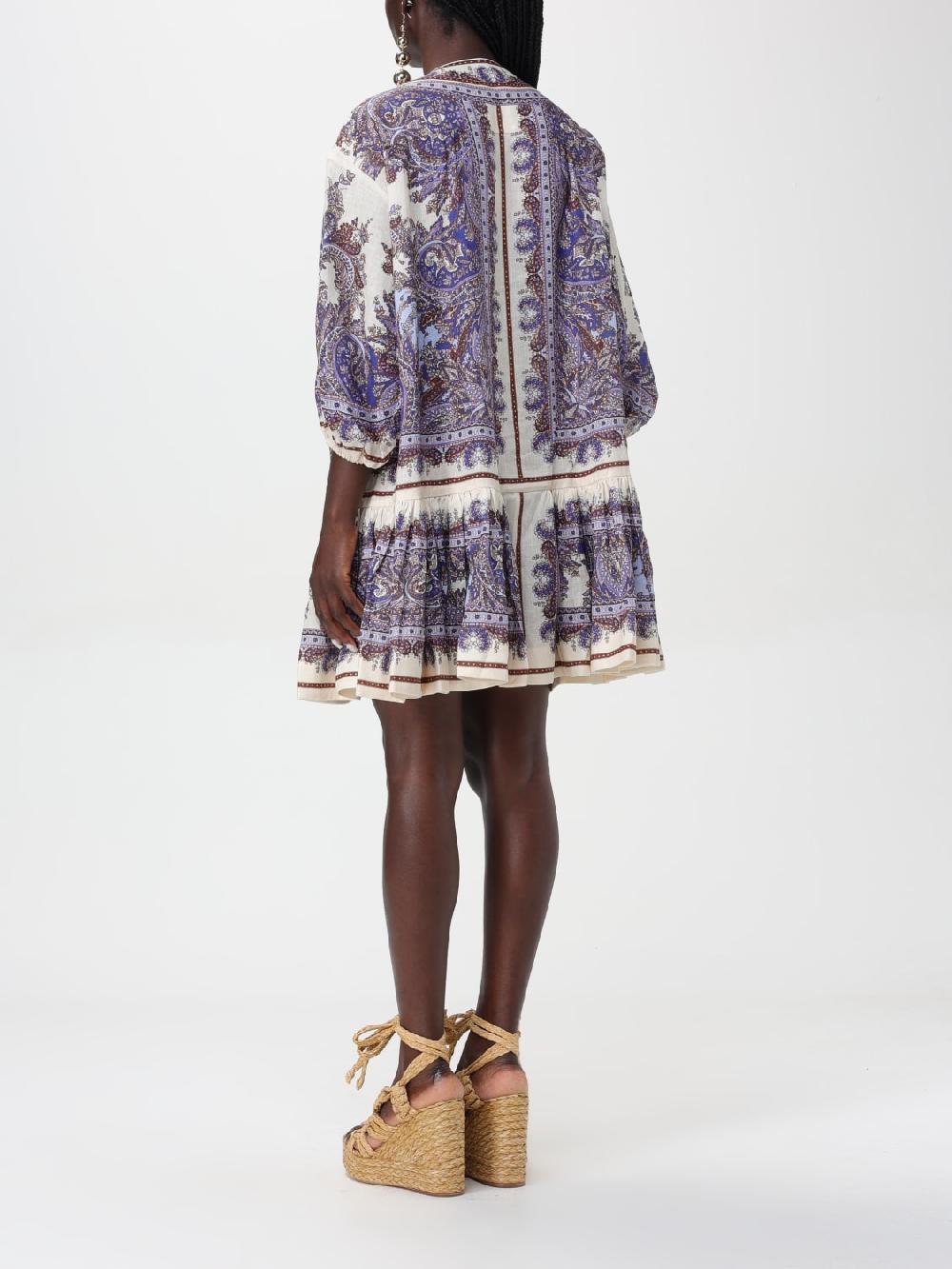 Giglio Abito Ottie con stampa paisley Zimmermann Outlet