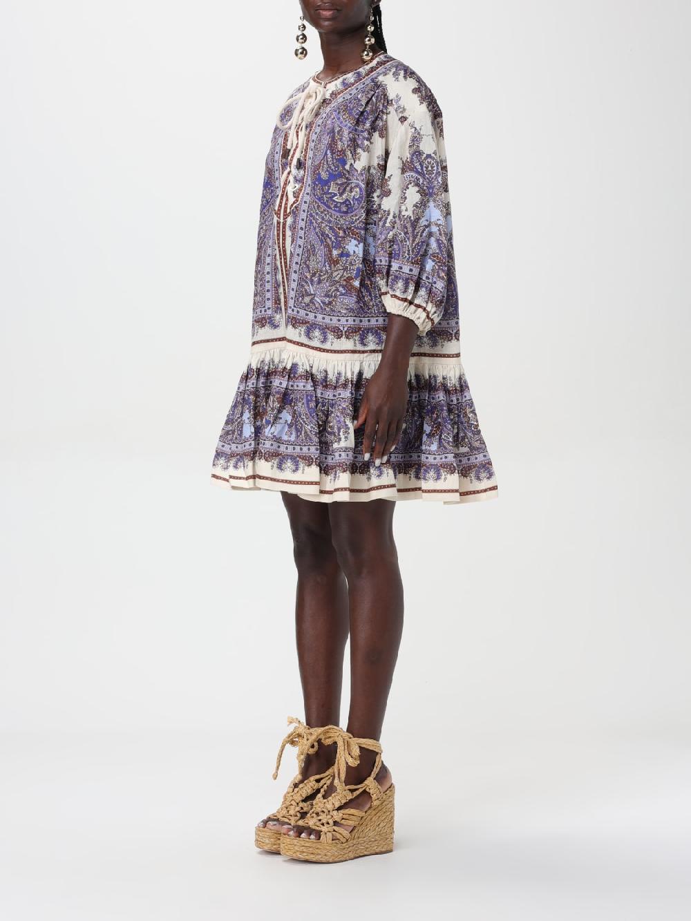 Giglio Abito Ottie con stampa paisley Zimmermann Outlet
