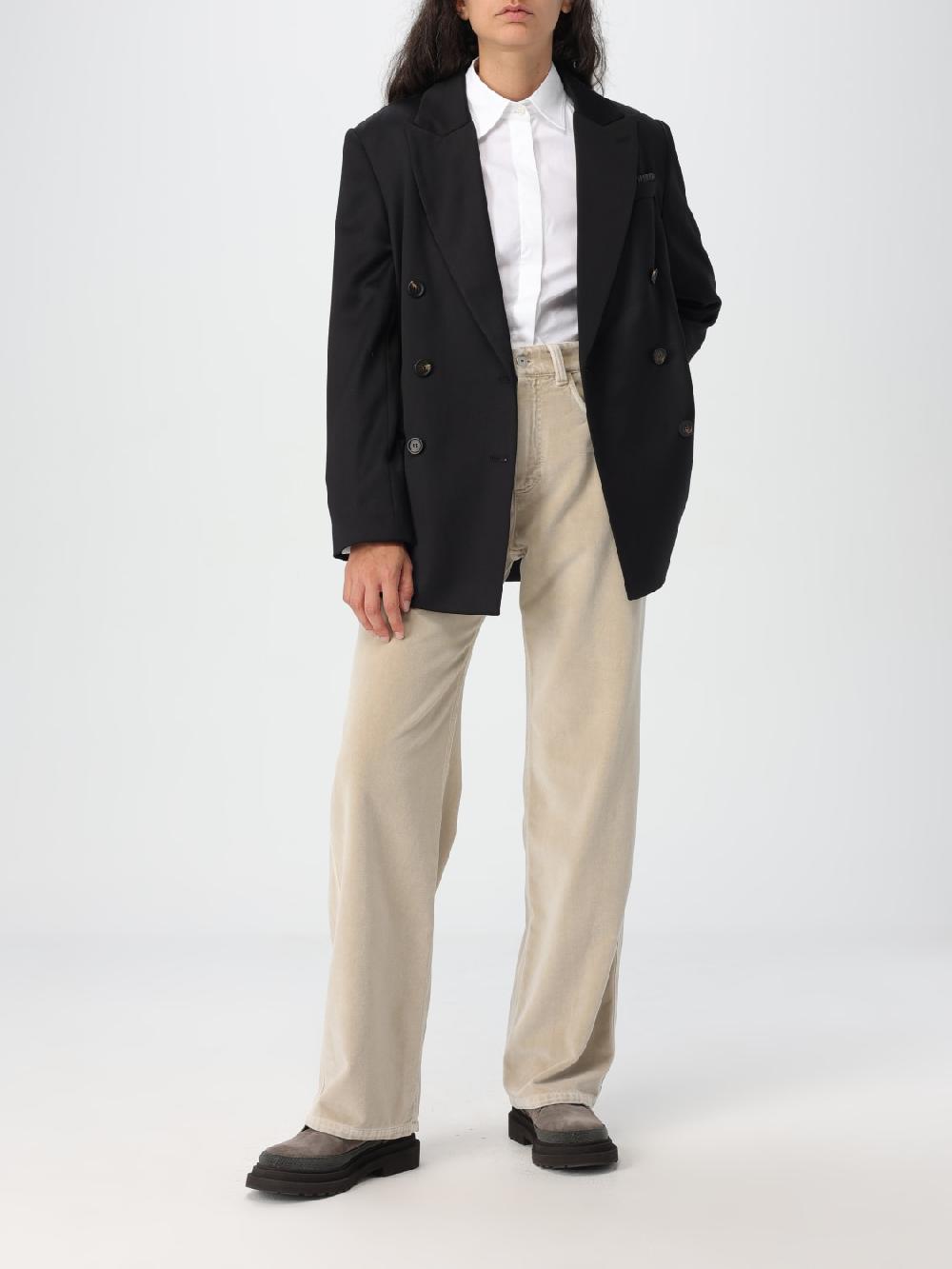 Giglio Pantalone Brunello Cucinelli in ciniglia di cotone Vendita Economica
