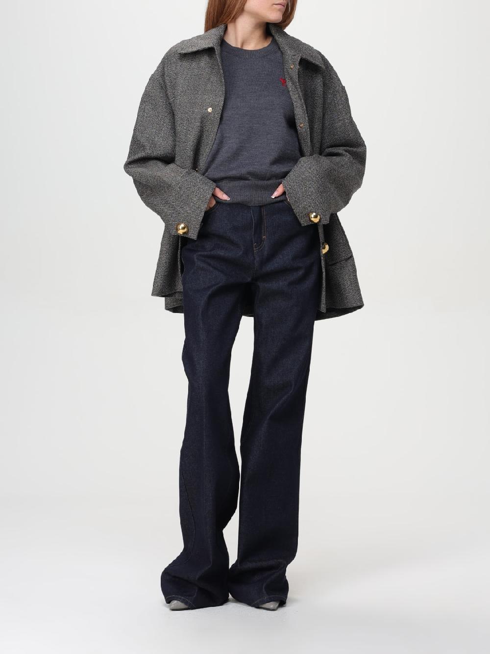 Giglio Cappotto Ami Paris in misto lana In Saldo