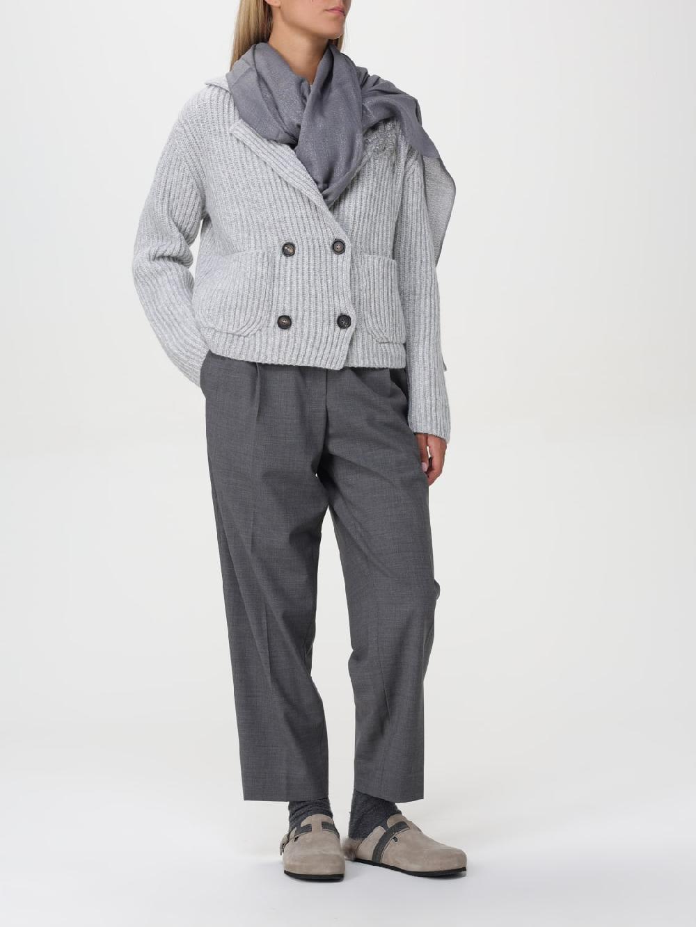 Giglio Pantalone Brunello Cucinelli in lana vergine Negozio online di fabbrica