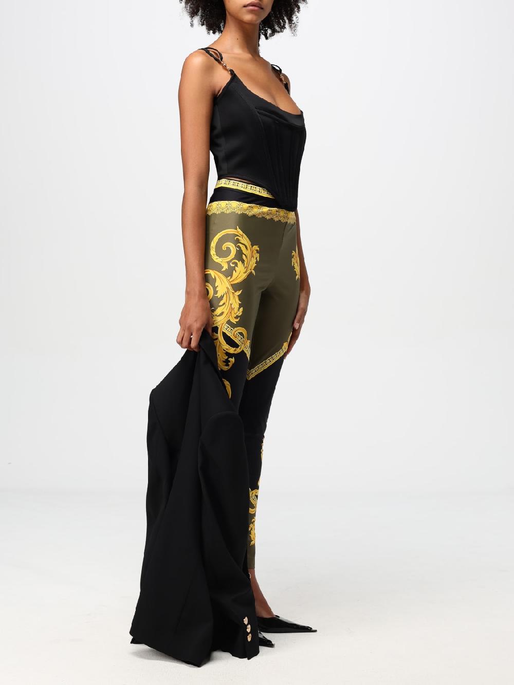 Giglio Leggigs donna Versace in tessuto elasticizzato Flash Sale