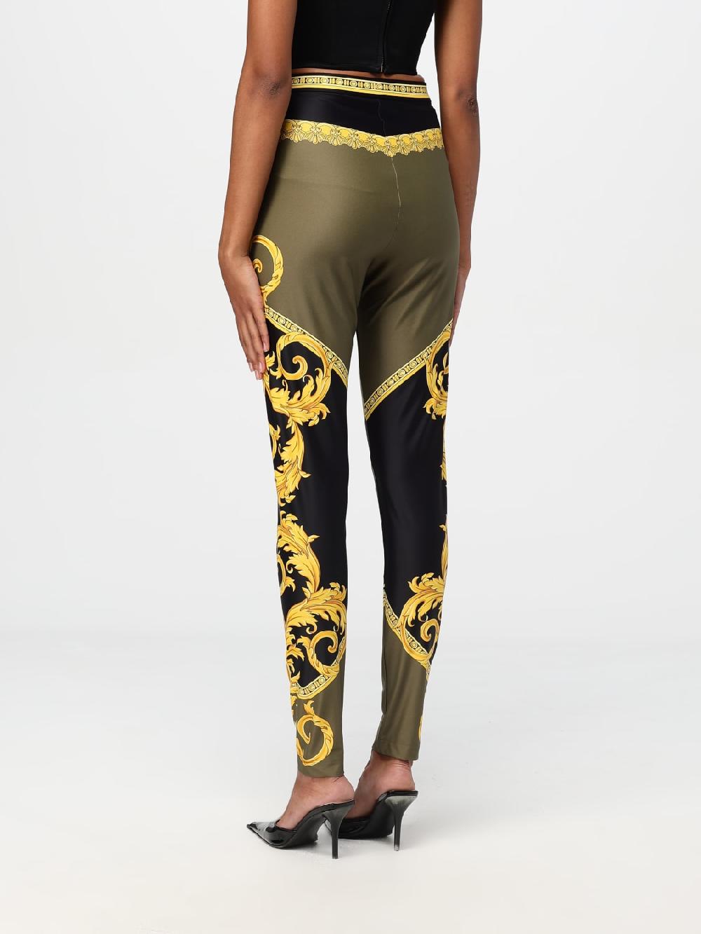 Giglio Leggigs donna Versace in tessuto elasticizzato Flash Sale