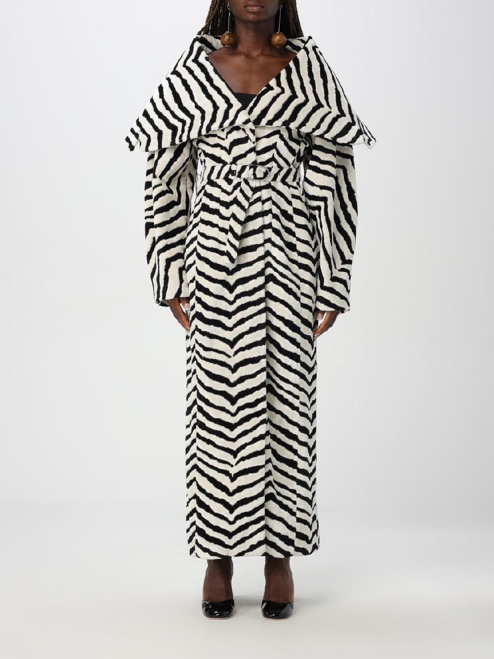 Giglio Cappotto Jacquemus in cotone animalier