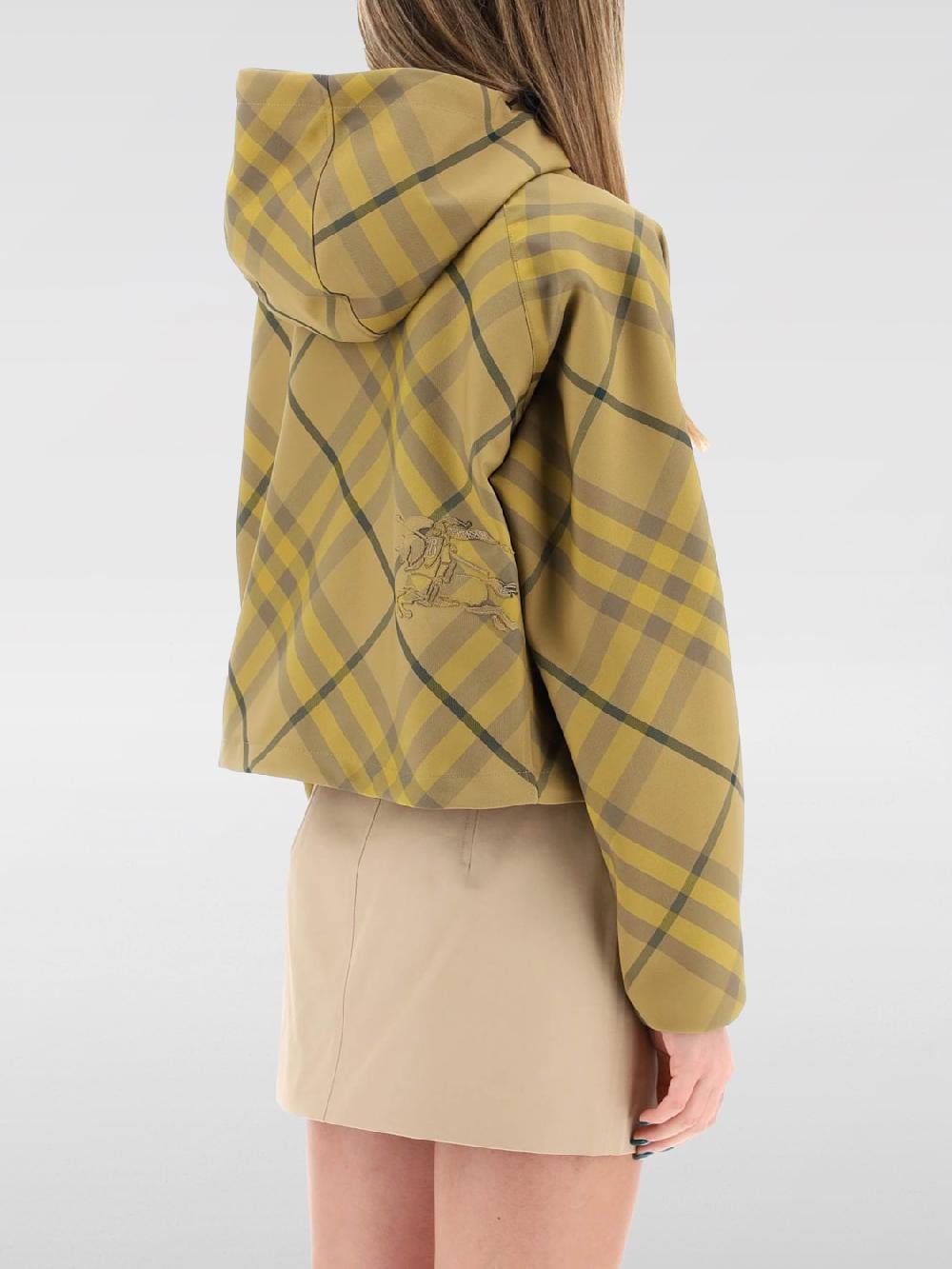 Giglio Bomber Burberry in nylon stampato Smaltimento dello stoccaggio