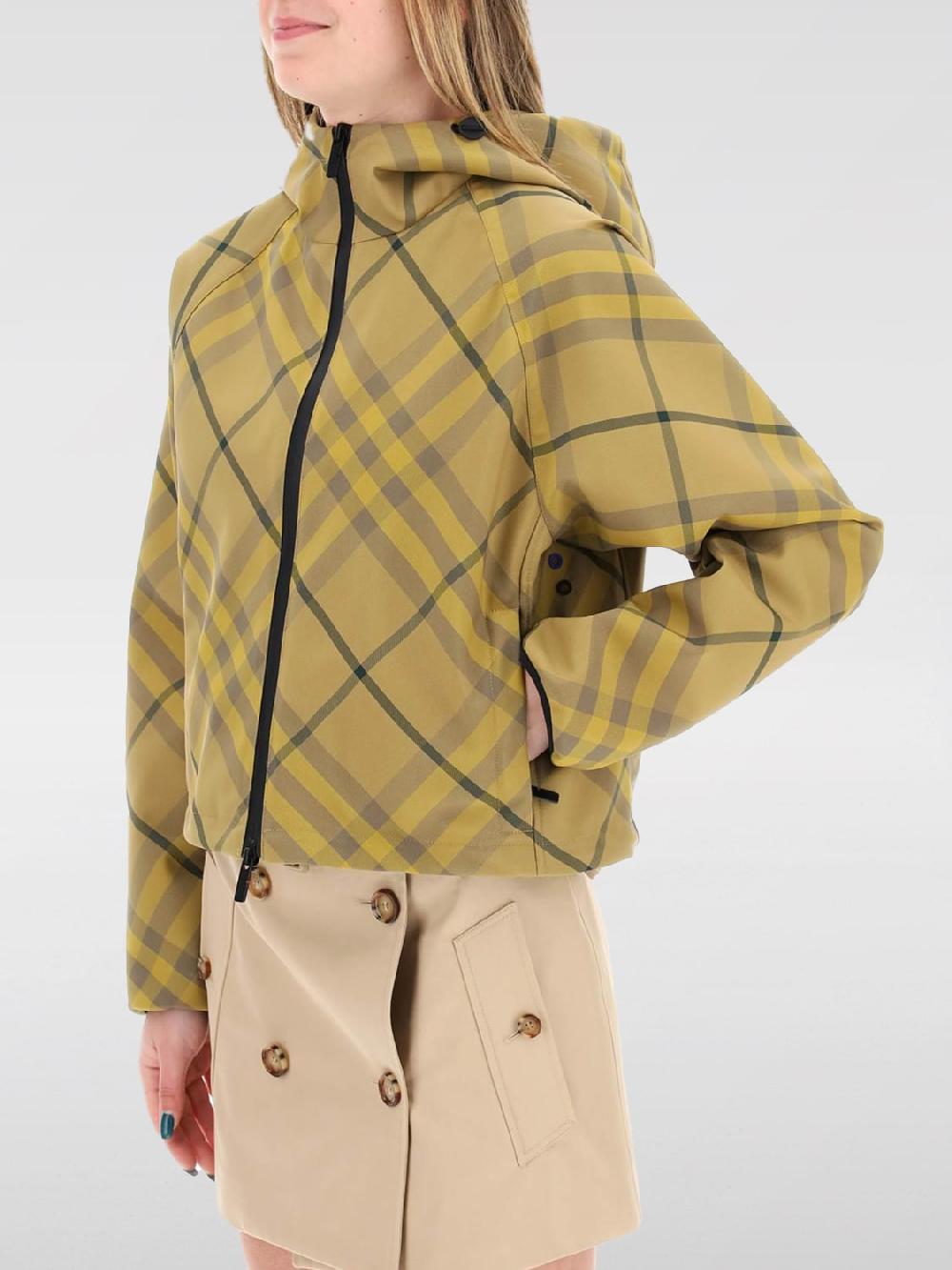 Giglio Bomber Burberry in nylon stampato Smaltimento dello stoccaggio
