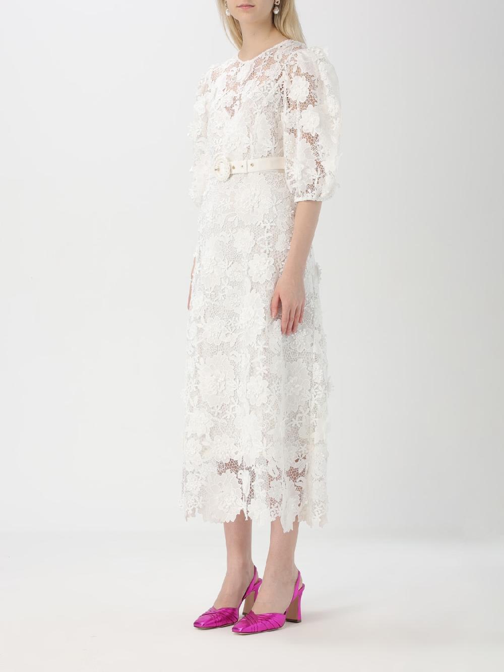 Giglio Abito midi Halliday Lace Flower Zimmermann Vendita calda