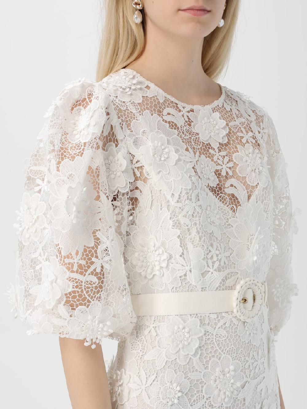 Giglio Abito midi Halliday Lace Flower Zimmermann Vendita calda