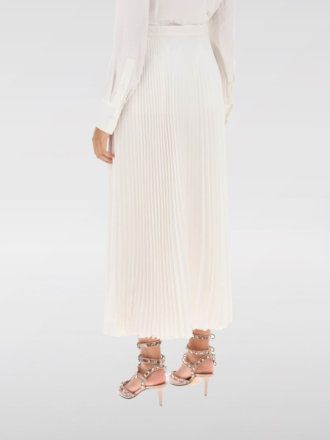 Giglio Gonna Valentino in seta plissettata Latest fashion