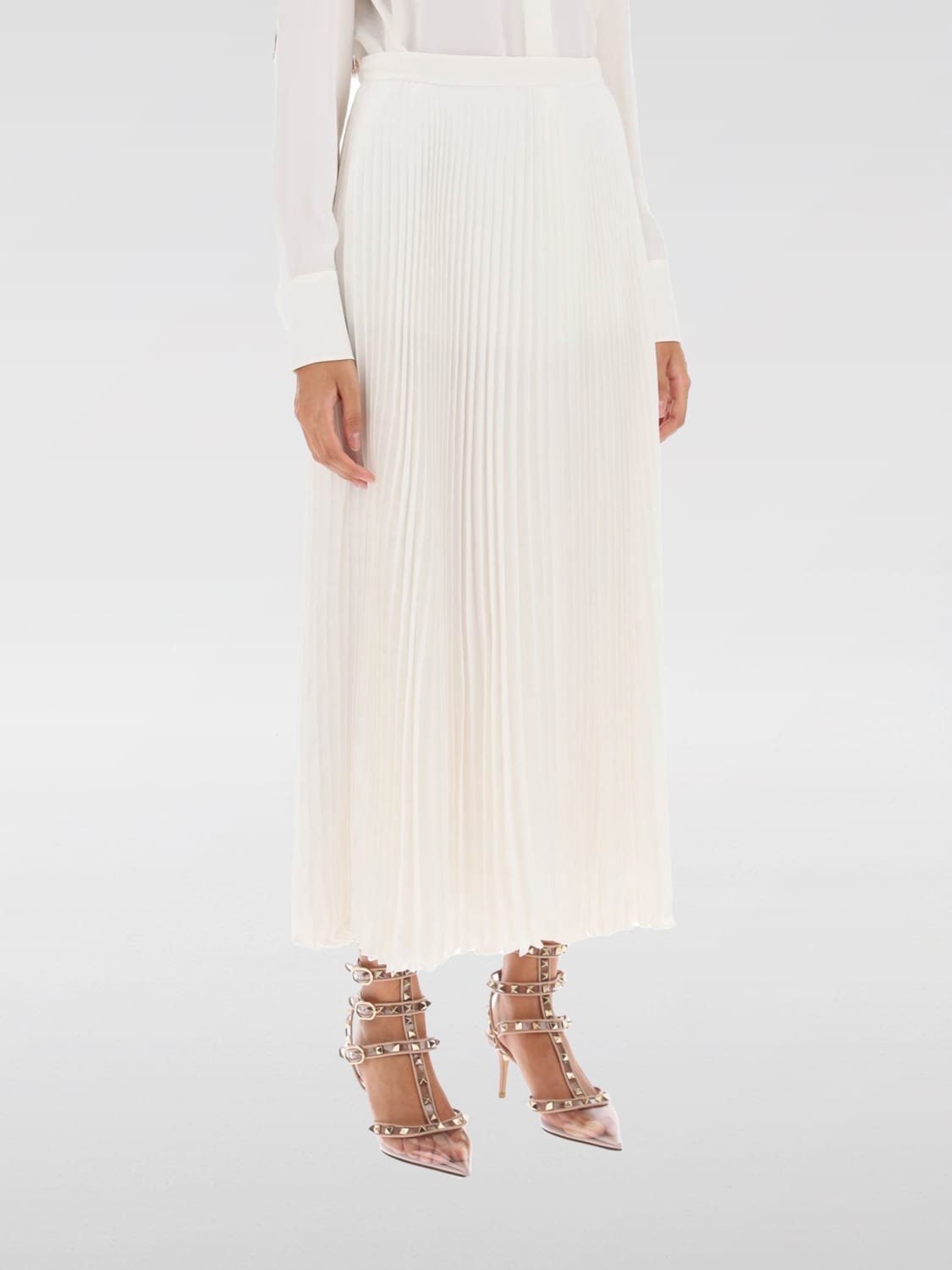 Giglio Gonna Valentino in seta plissettata Latest fashion