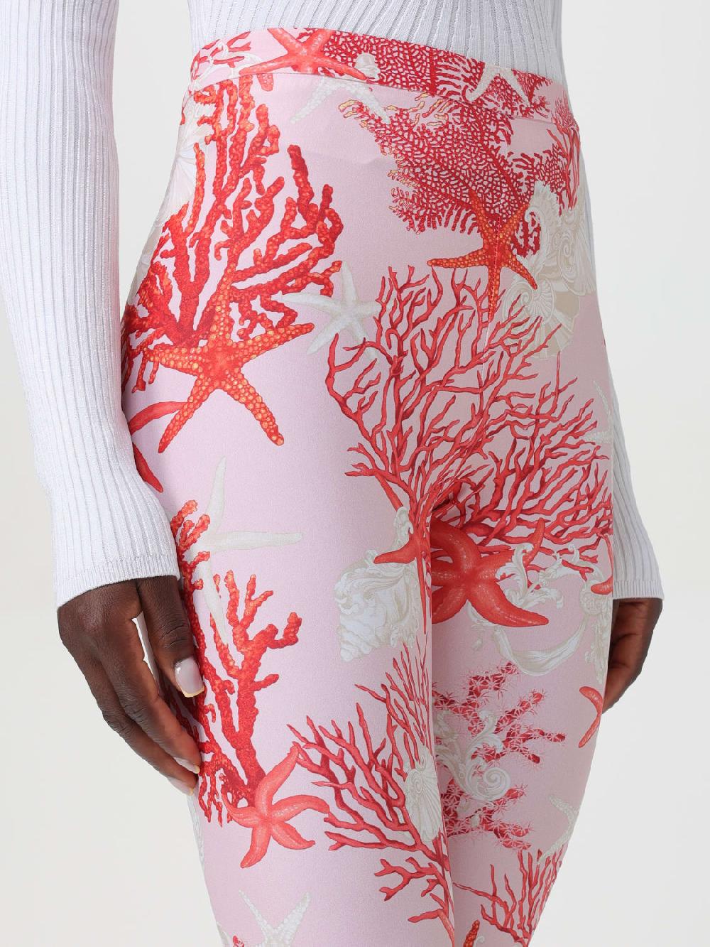 Giglio Leggings stampato Barocco Sea Versace Offerte stagionali