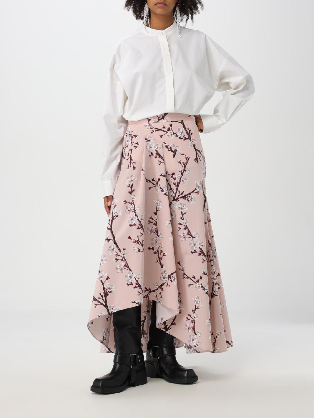 Giglio Gonna Alexander McQueen in cotone stampato Offerta settimanale