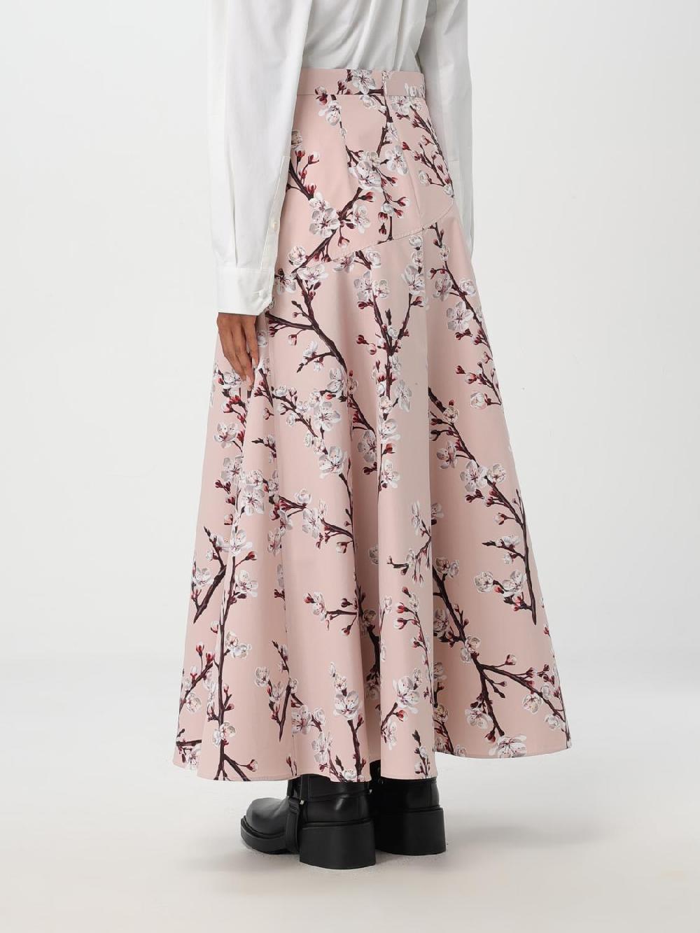 Giglio Gonna Alexander McQueen in cotone stampato Offerta settimanale